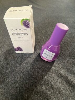 Glow Recipe Purple Blackberry Retinol Blemish Serum Bottle